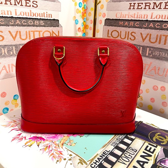 Louis Vuitton Alma Epi Red - Picture 3 of 14